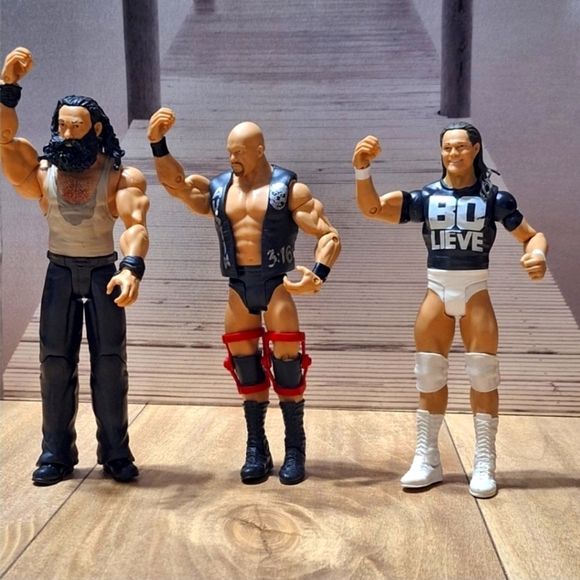 WWE Luke Harper, Cold Stone Austin, Bo Dallas